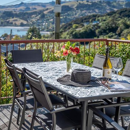 Rose On The Bay - Akaroa Holiday Home Bagian luar foto